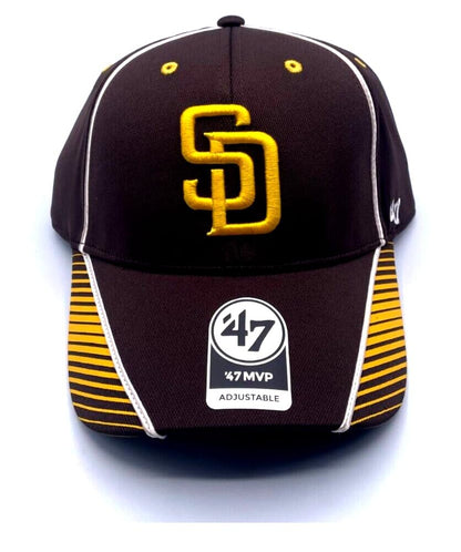 San Diego Classic Baseball Hat Padres Team Logo MVP Adjustable Cap (Multicolor)