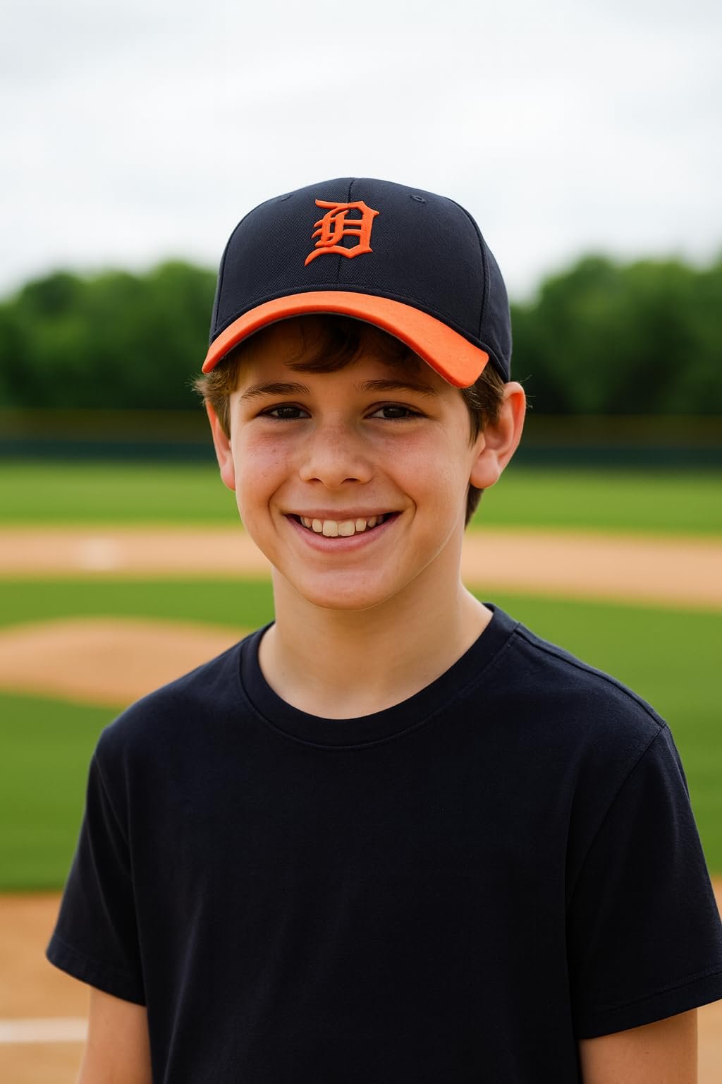 Officially Licensed Detroit Youth Kids Baseball Hat Classic MVP Adjustable Embroidered Team Logo Structured Two-Tone Cap