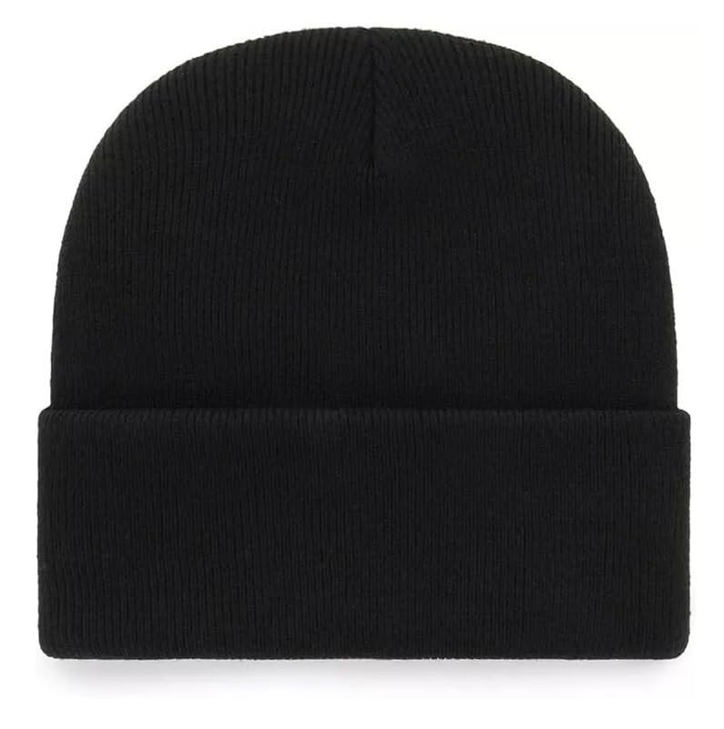 Officially Licensed Pittsburgh Hockey Cuffed Knit Beanie Hat Classic Primary Team Logo Embroidered Black Cold Weather Cap