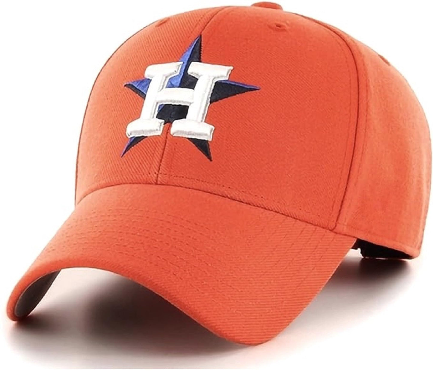 Officially Licensed Houston Orange MVP Team Logo Hat Classic Edition Adjustable Solid Embroidered Structured Cap