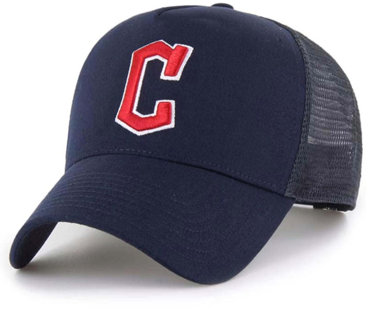 Officially Licensed Cleveland Baseball Mesh Trucker Hat Classic Team Logo Embroidered Structured Cap