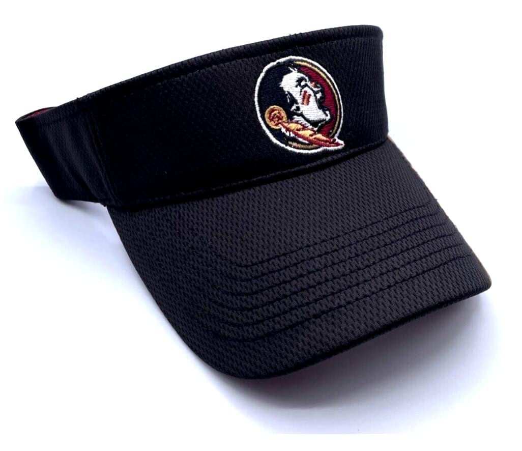 Florida State Seminoles Visor Hat Black NCAA College University Football Team Logo Golf Sun Cap New