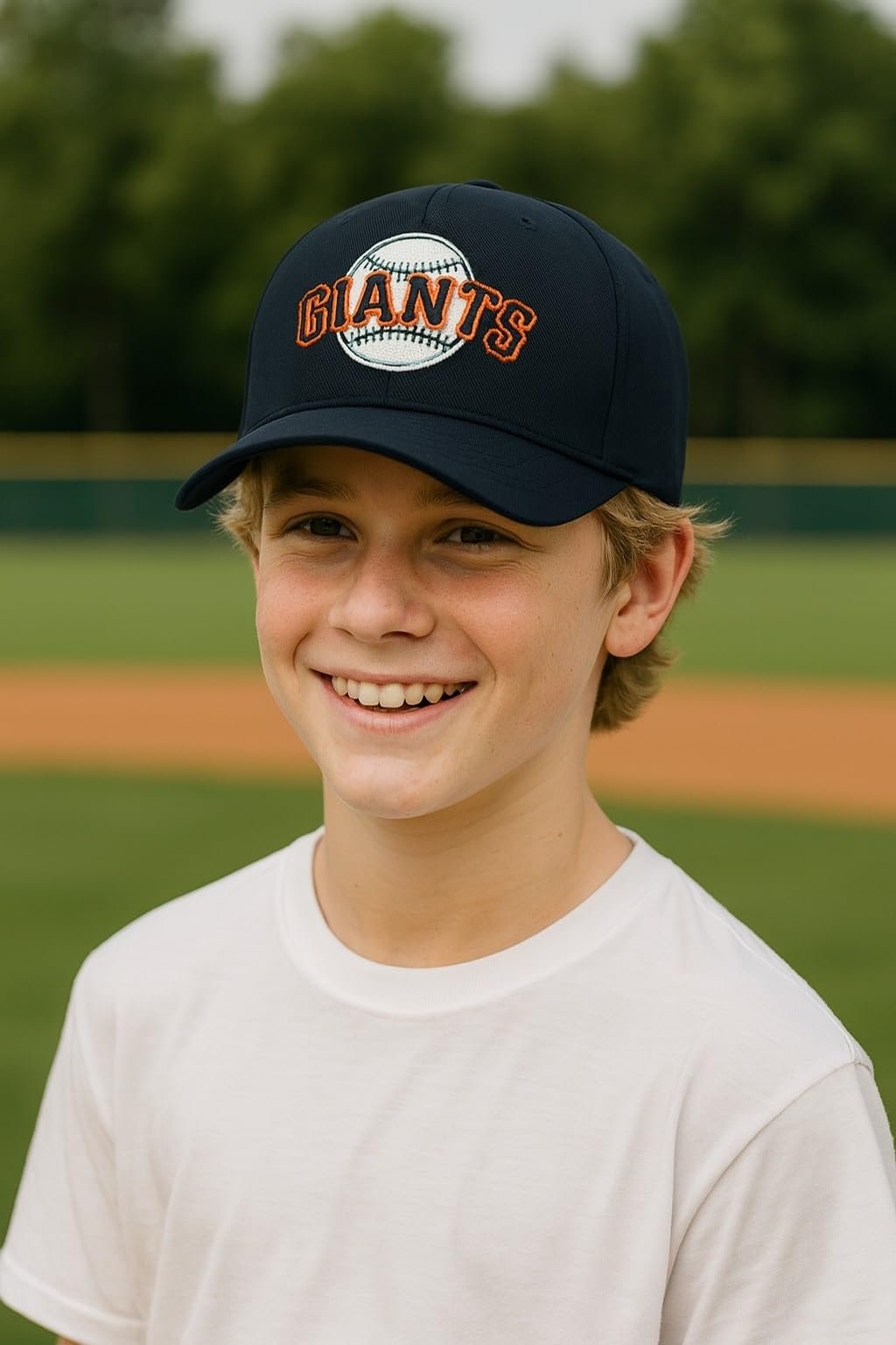 Officially Licensed San Francisco Giants Youth Kids Boys Girls Baseball Hat Classic MVP Cooperstown Collection Adjustable Embroidered SF Team Logo Sports Cap