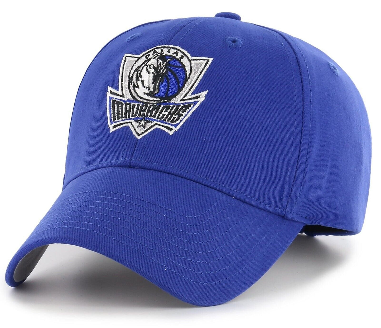 Dallas Mavericks Hat Solid Blue MVP Structured Style NBA Basketball Team Logo Cap New