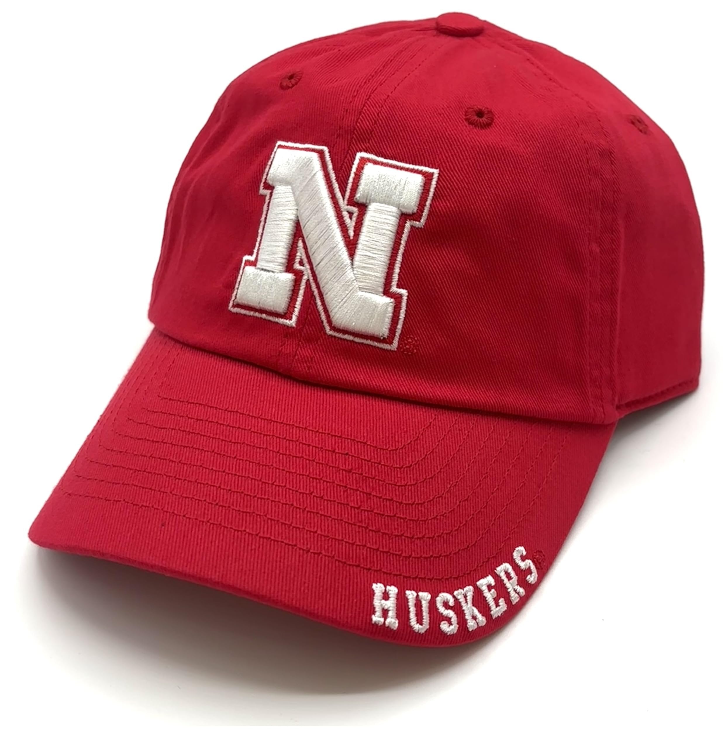 Officially Licensed Nebraska Cornhuskers Hat Classic Edition Relaxed Fit Adjustable Embroidered Team Logo Cap