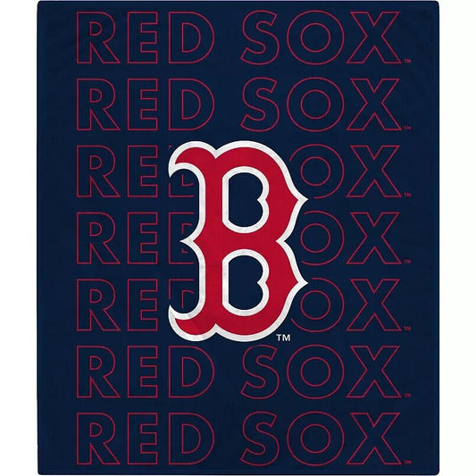 Boston Red Sox Echo Plush Blanket 60" x 70" Pegasus Sports MLB Baseball Team Logo New