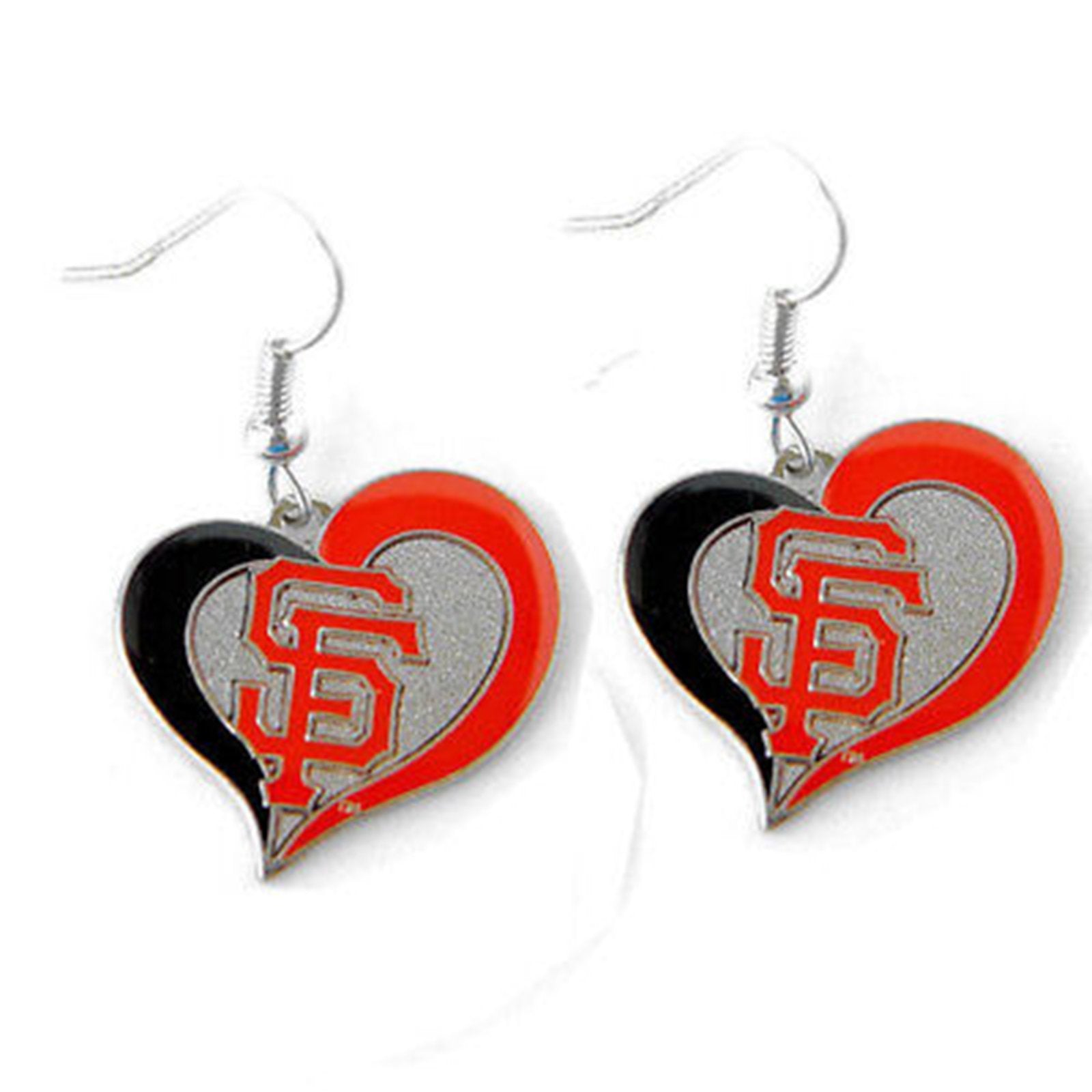 SAN FRANCISCO GIANTS DANGLE EARRINGS JEWELRY MLB BASEBALL TEAM WOMEN'S NEW