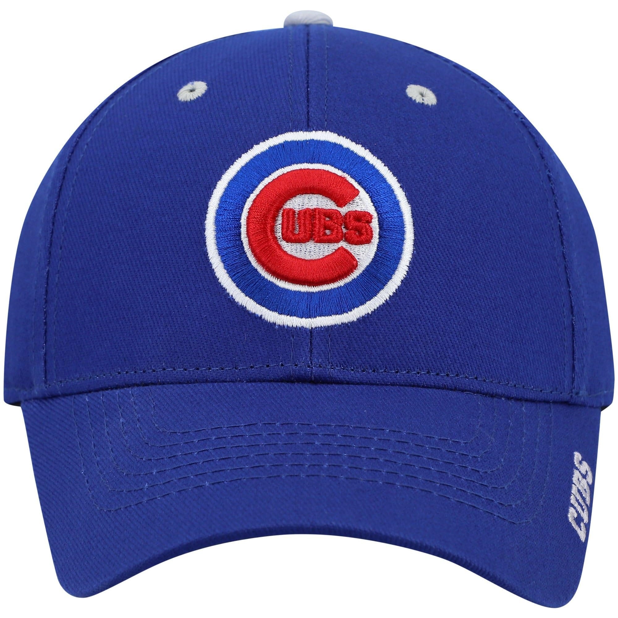 Officially Licensed Chicago Baseball Classic Edition Blue Hat Adjustable Cubs Team Logo Embroidered Structured MVP Cap