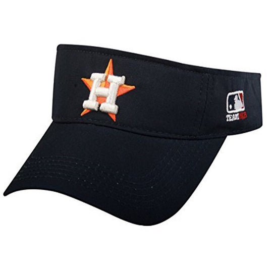 MLB Official Replica Baseball Visor Various Team Hat Adjustable MLB Licensed , Houston Astros - Home