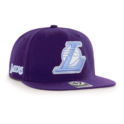 Los Angeles Lakers City Edition Adjustable Purple Snapback Cap - NBA Street Style Structured Flat Bill Baseball Hat