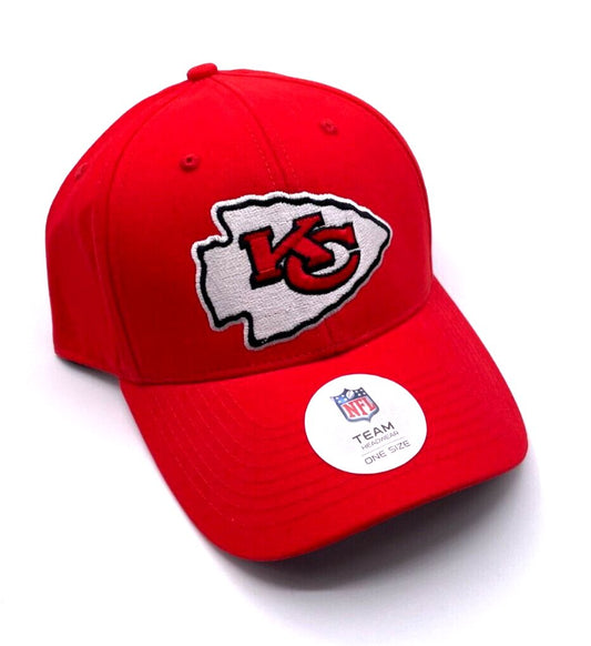 KANSAS CITY CHIEFS HAT MVP AUTHENTIC NFL FOOTBALL TEAM ADJUSTABLE RED CAP NEW