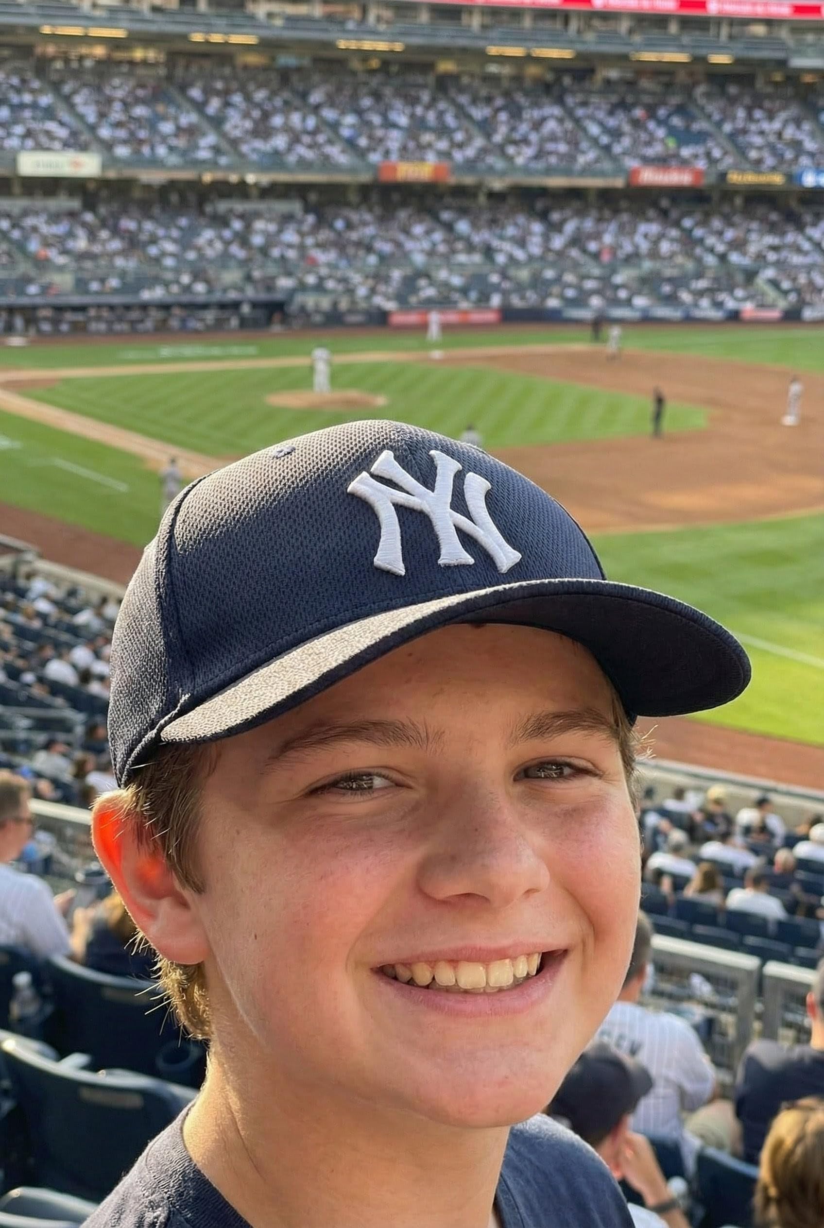 Officially Licensed New York Baseball Team Kids Youth Hat Adjustable Classic Logo Cap (Navy Blue)