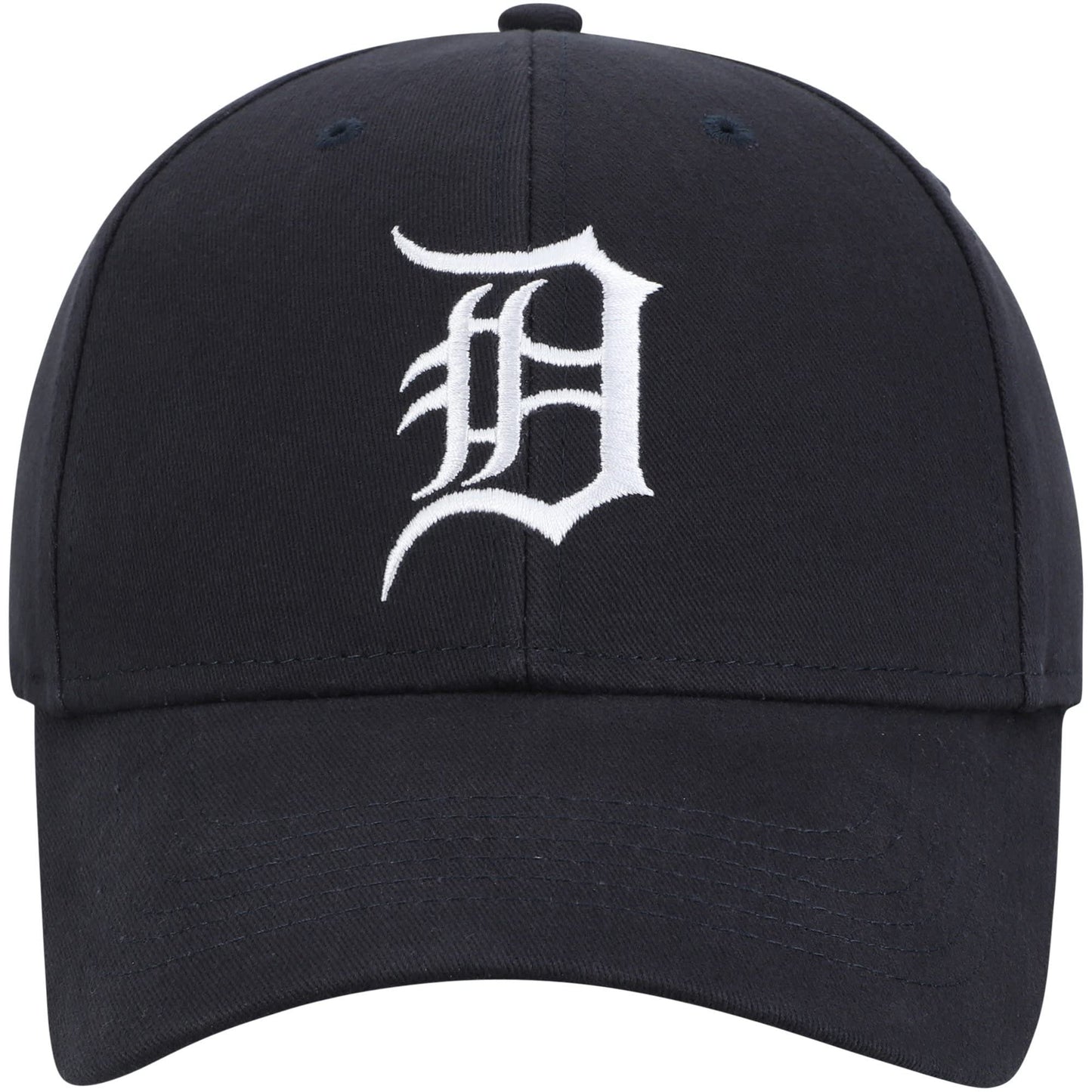 Detroit Tigers Hat Solid Navy Blue MVP Structured MLB Baseball Team Logo Ball Cap New