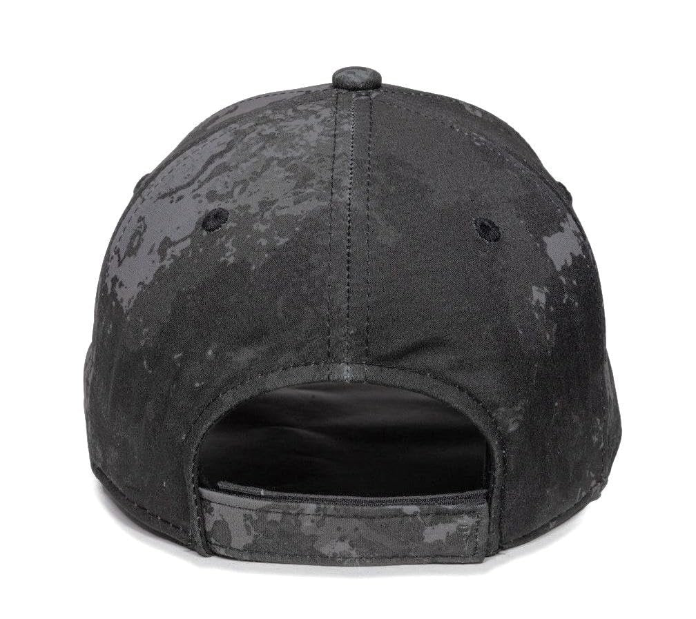 Outdoor Cap Standard RAM14A Veil Poseidon (Tac Black), One Size Fits