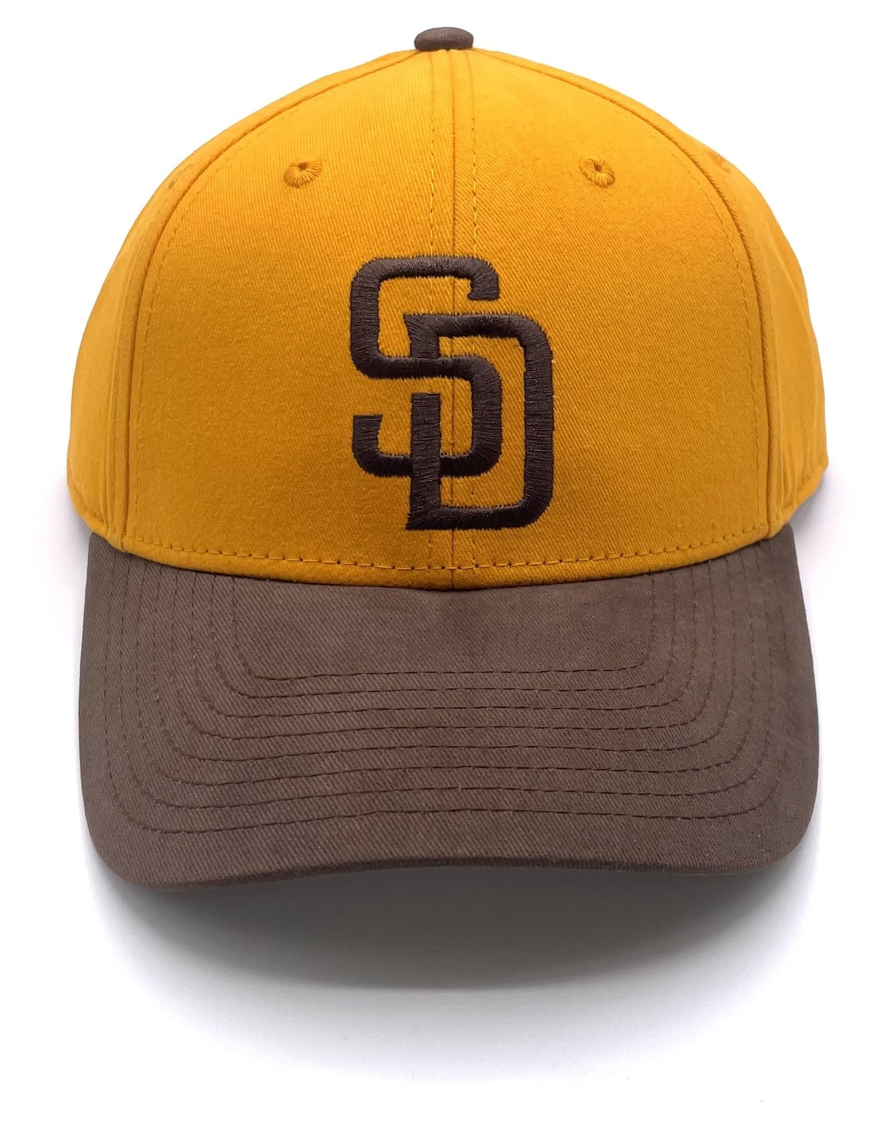 Officially Licensed San Diego MVP Two-Tone Baseball Hat Classic Team Logo Adjustable Embroidered Cap