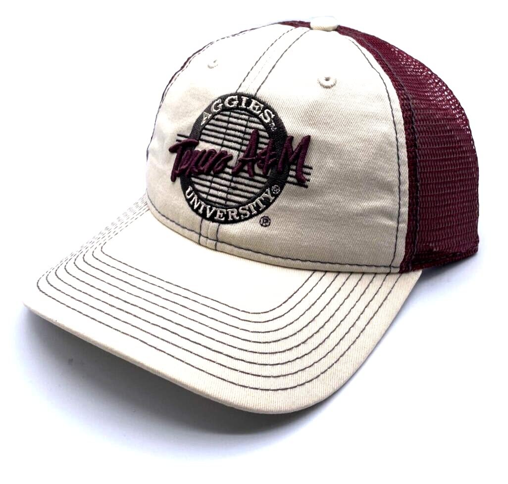 Texas Aggies Hat Adjustable Classic A&M Mesh Trucker Cap Multicolor