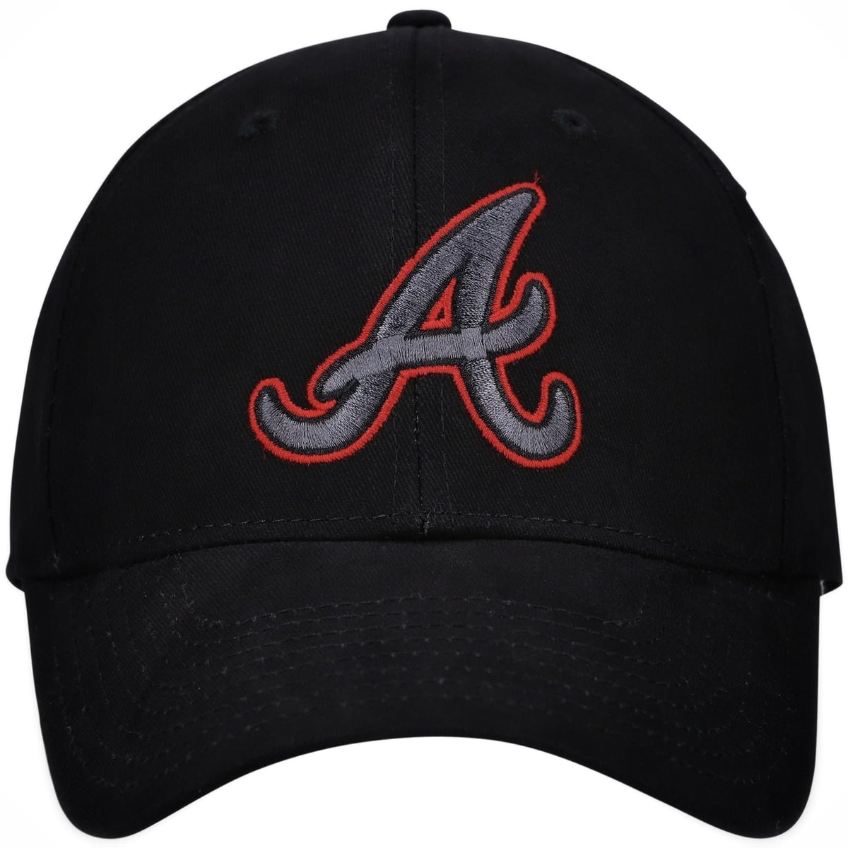 Officially Licensed Atlanta Youth Boys Girls Baseball Hat Black MVP Classic Team Logo Adjustable Kids Cap