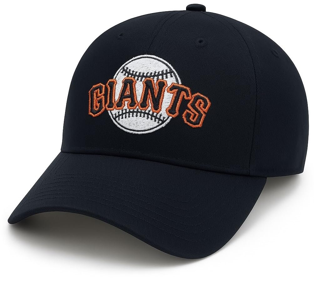 Officially Licensed San Francisco Giants Youth Kids Boys Girls Baseball Hat Classic MVP Cooperstown Collection Adjustable Embroidered SF Team Logo Sports Cap