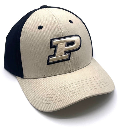 PURDUE BOILERMAKERS TWO TONE SNAPBACK HAT MVP AUTHENTIC NCAA FOOTBALL TEAM NEW