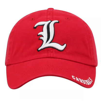 Offically Licensed University Louisville Classic Edition Hat Adjustable Cardinals Relaxed Fit Cap (Red)