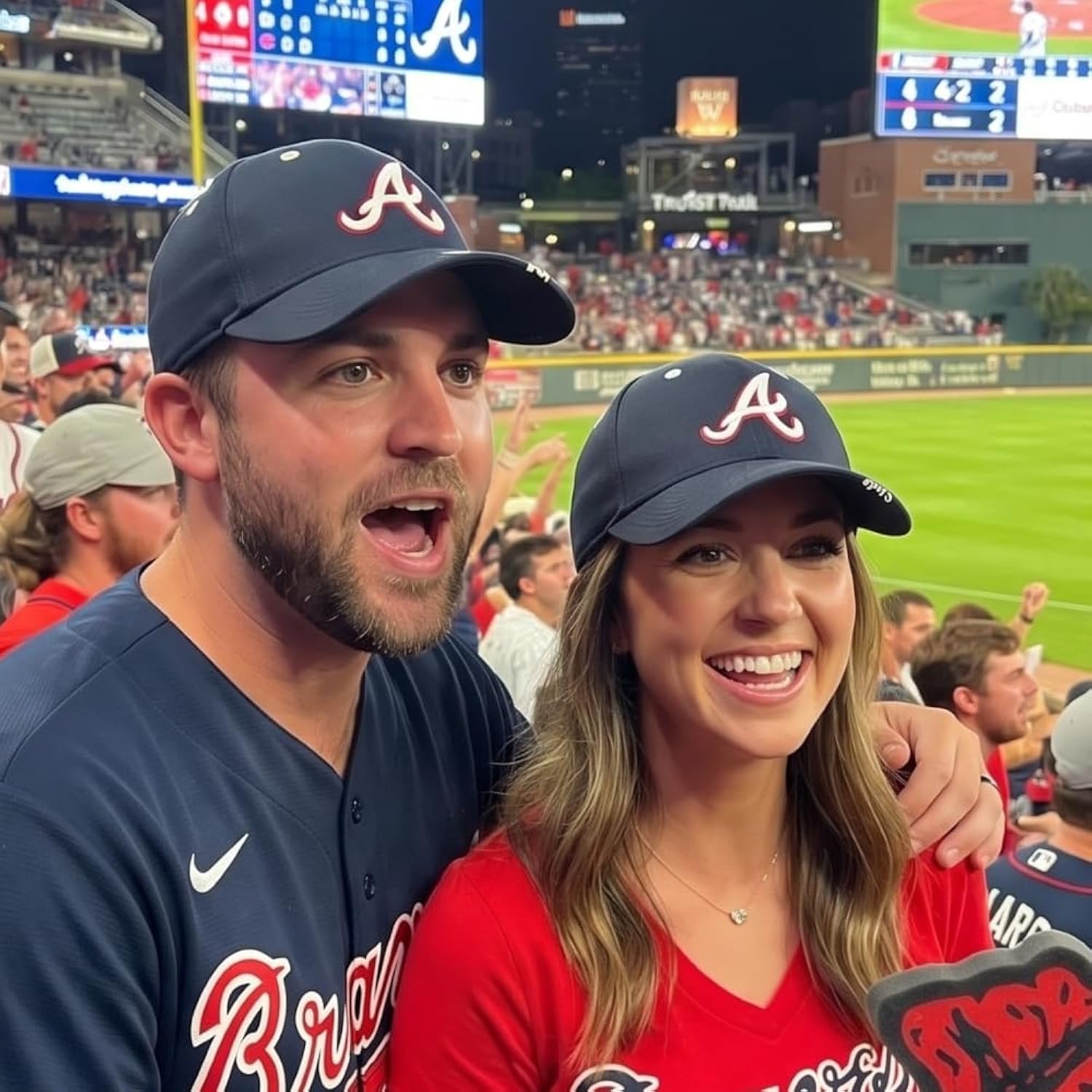 Atlanta Braves Special Edition Navy MVP Adjustable Embroidered Structured Sports Cap