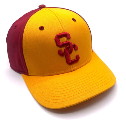 Officially Licensed University Southern Cal Classic Two-Tone Hat Adjustable Team Logo Embroidered Cap