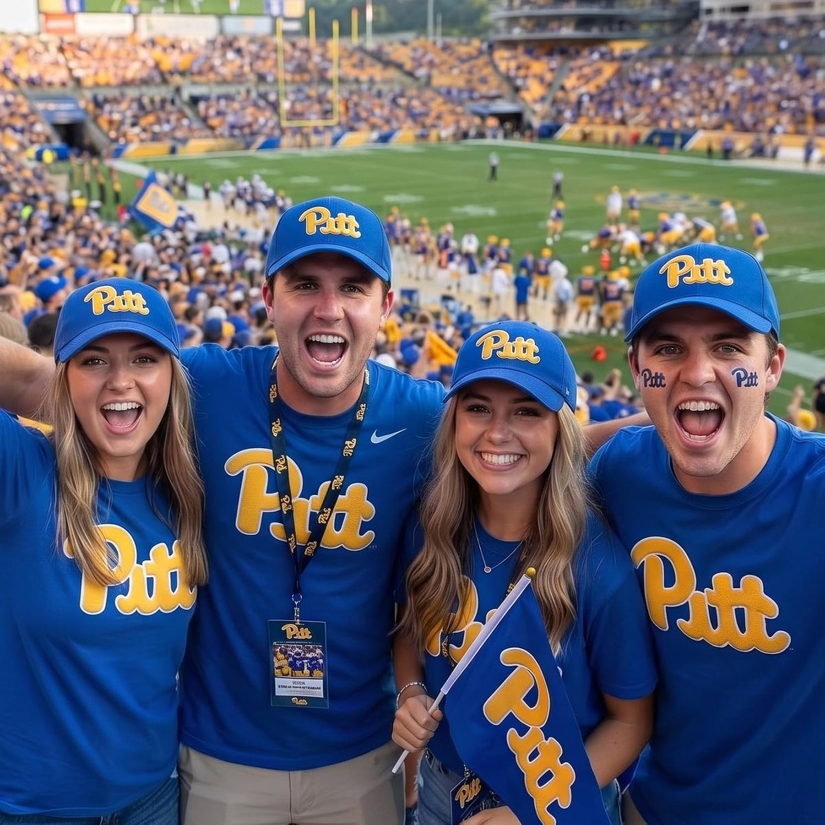 University of Pittsburgh Panthers Royal Blue MVP Hat Embroidered Pitt Logo