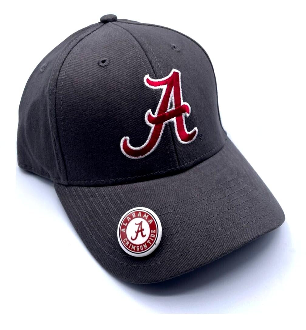 Alabama University MVP Classic Edition Hat Adjustable Team Logo Embroidered Cap (Crimson)