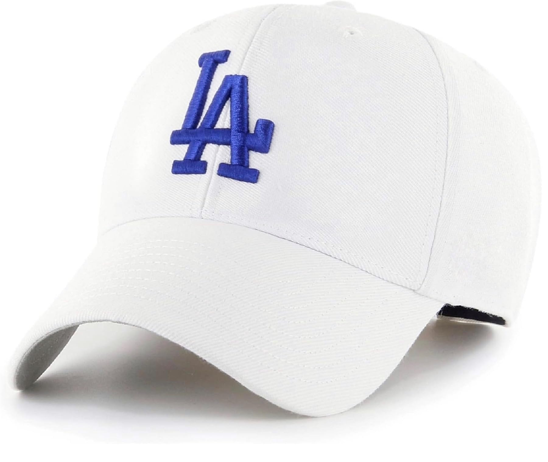 Officially Licensed Los Angeles Dodgers Youth Boys Girls Baseball Hat Classic MVP White/Blue Adjustable LA Embroidered Team Logo Kids Sports Cap