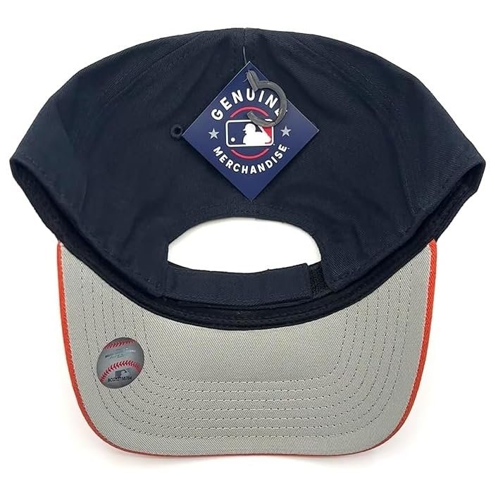 Officially Licensed Houston Youth Kids Baseball Hat Classic MVP Adjustable Embroidered Team Logo Structured Two-Tone Cap