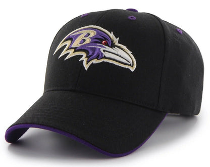 Baltimore Ravens Hat Money Maker Style MVP Structured NFL Football Team Logo Cap New