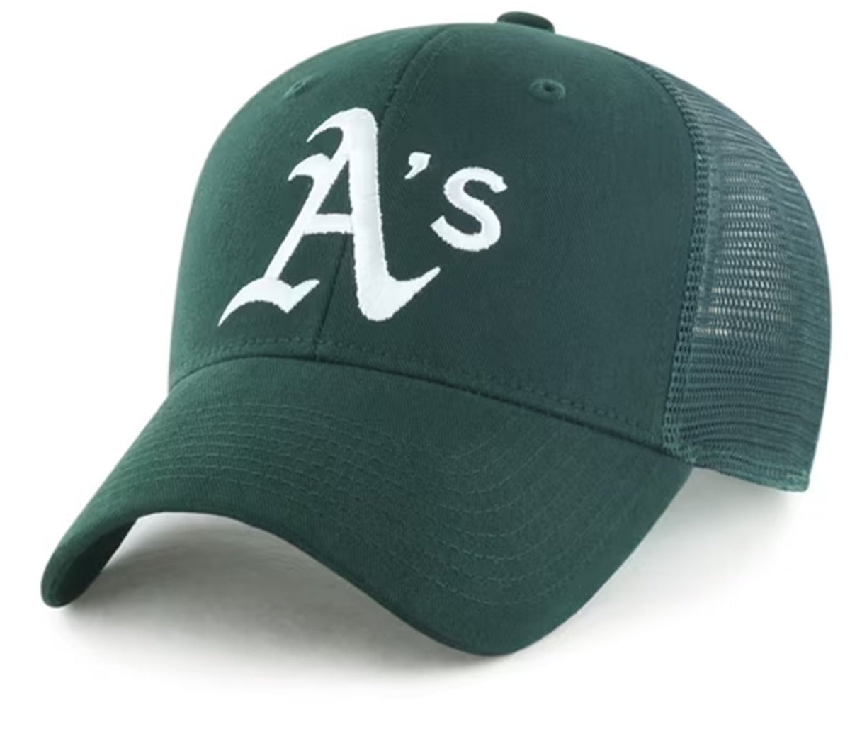 Officially Licensed Oakland Baseball Classic Edition Hat Adjustable Green MVP Embroidered Team Logo Structured Cap