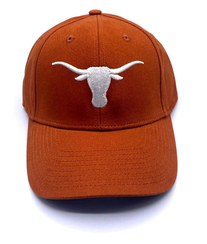 Texas University MVP Classic Edition Hat Embroidered Team Logo Adjustable Structured Cap (Charcoal)