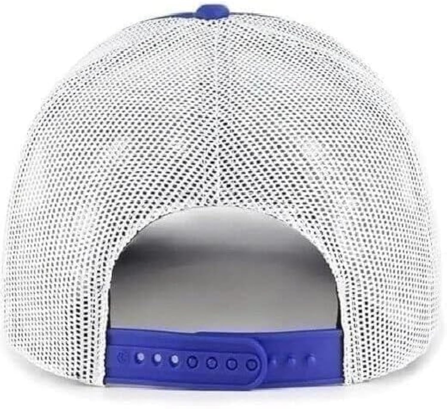 Texas Rangers Two-Tone Blue/White Mesh Trucker Hat Adjustable Embroidered Structured Sports Cap