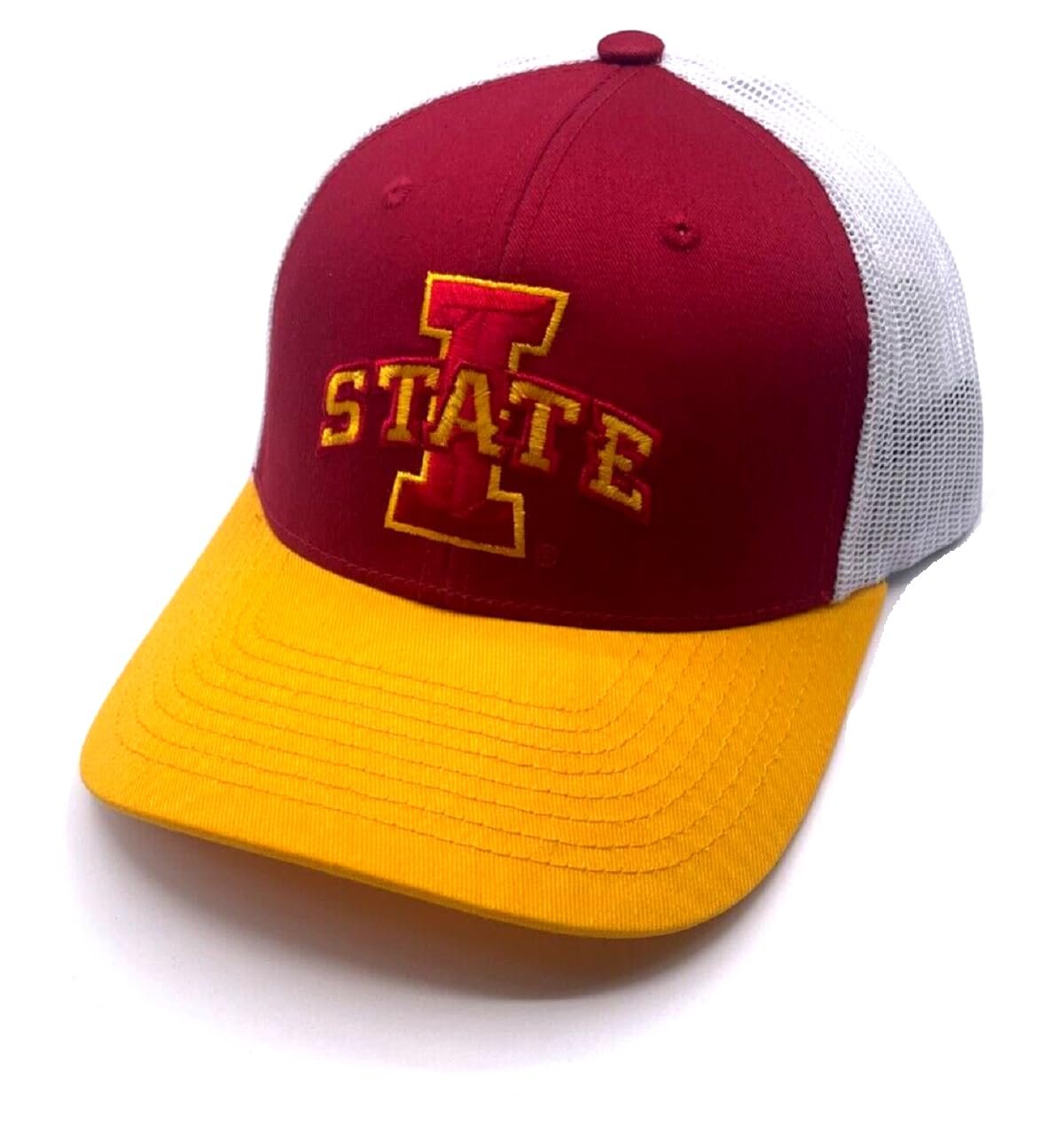 Officially Licensed Iowa State Classic Mesh Trucker Hat Adjustable University Team Logo Cap (Multi)