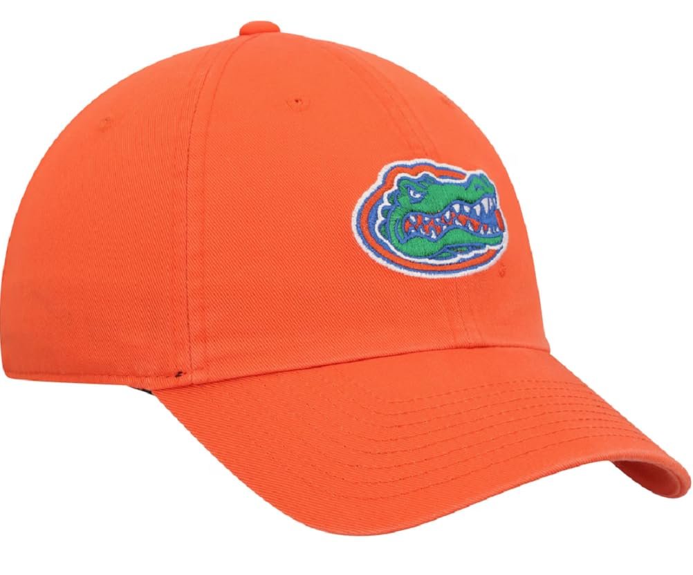 Officially Licensed University Florida Orange MVP Hat Classic Gators Embroidered Team Logo Adjustable Structured Cap