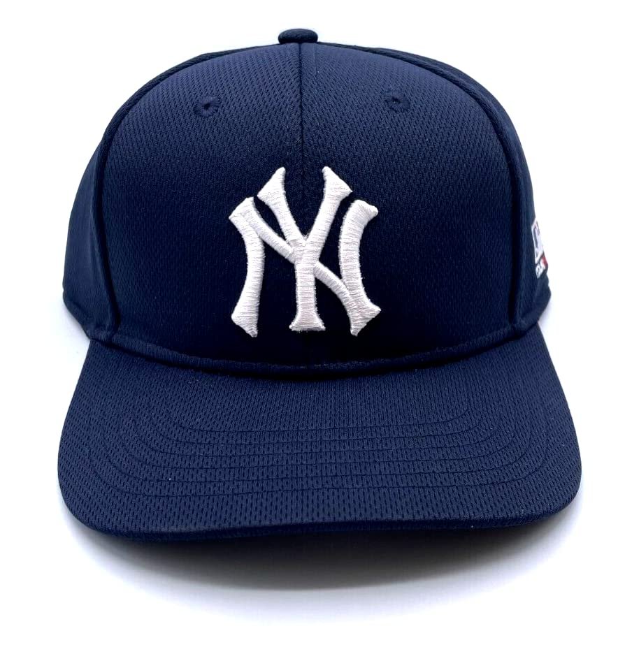 Officially Licensed New York Baseball Team Kids Youth Hat Adjustable Classic Logo Cap (Navy Blue)