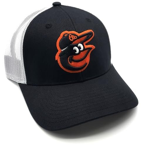 Officially Licensed Baltimore Classic Mesh Trucker Hat Adjustable Embroidered Team Logo Structured Ball Cap