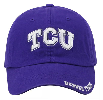 Texas Christian Classic Edition Hat Adjustable University Team Logo Cap