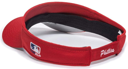 Outdoor Cap Philadelphia Phillies Visor Adult Size Red