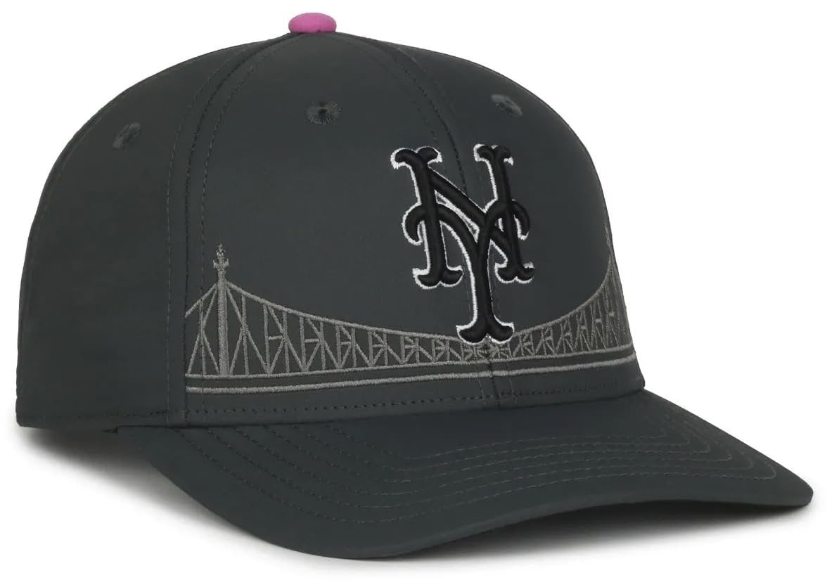 Officially Licensed NY Mets Youth Gray MVP Hat City Connect Edition Adjustable Sports Cap for Boys and Girls