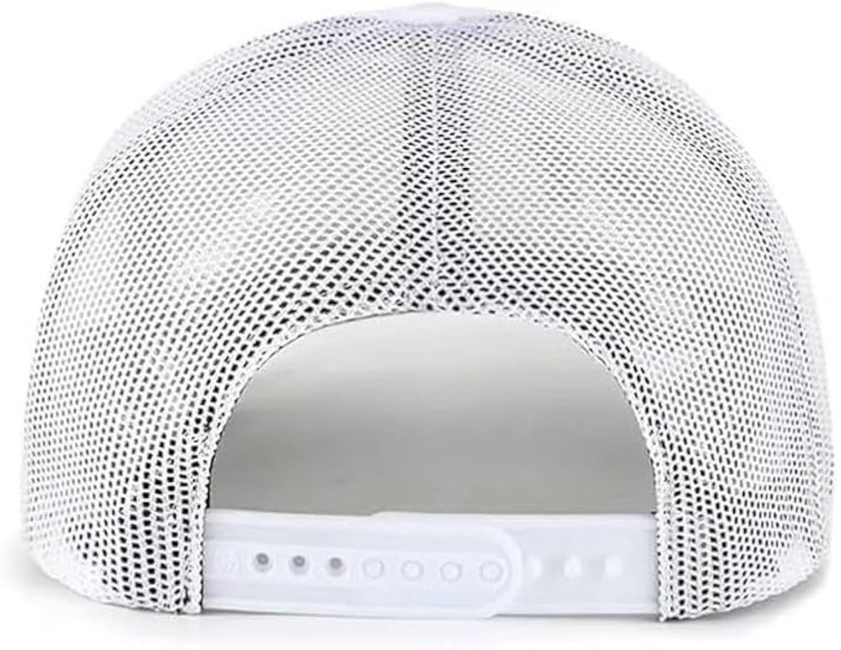 University of Miami White Mesh Trucker Hat Iconic UM Embroidery Cap