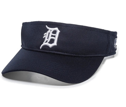 Detroit Tigers Visor Hat Navy Blue MLB Baseball Team Logo Golf Sun Cap New