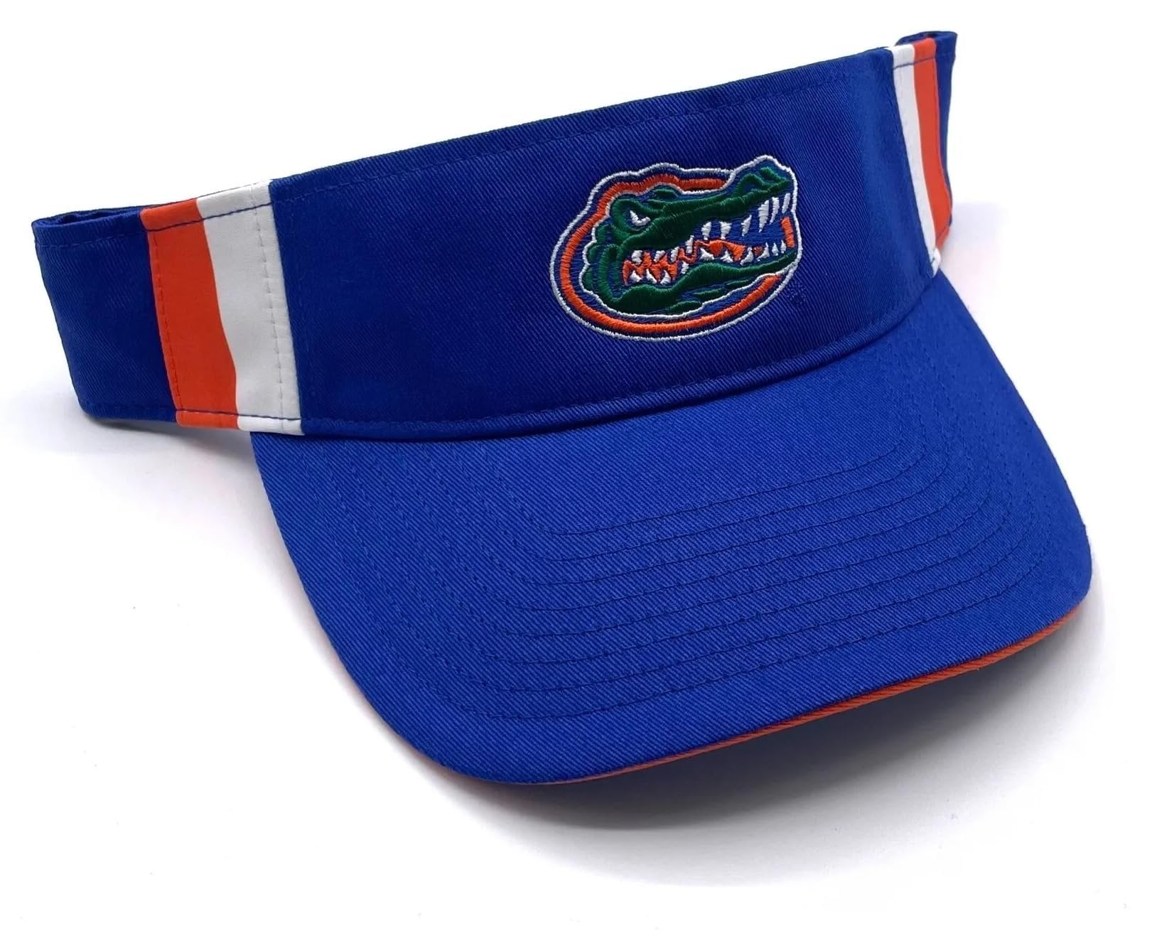 Officially Licensed University Florida Visor Hat Classic Gators Team Logo Adjustable Embroidered Cap