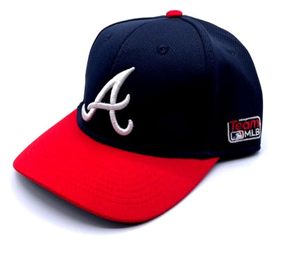 Atlanta Braves Hat Youth / Kids Classic Edition MLB Baseball Team Logo Adjustable Cap (Red/Navy) New