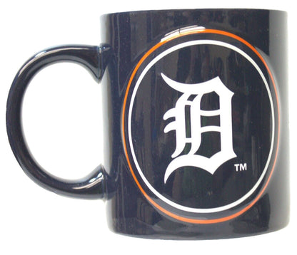 Detroit Tigers Mug Limited Edition Warm Up Navy Blue MLB Baseball Team Logo New