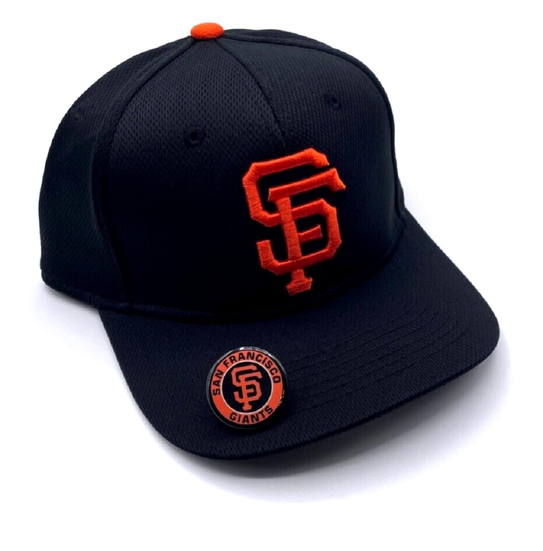 Officially Licensed San Francisco Kids Youth Baseball Hat Adjustable Classic Team Logo Cap (Black)