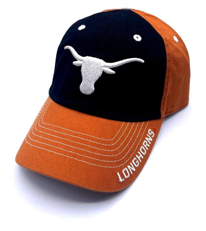 Texas University Classic Edition Hat Adjustable Clean Up Team Logo Cap (Two-Tone)