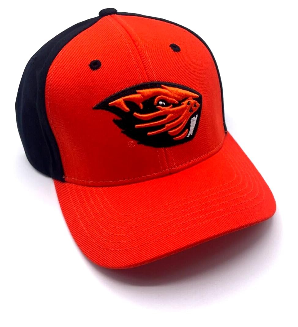 Officially Licensed Oregon State Classic Two-Tone Hat Adjustable Team Logo Embroidered Cap