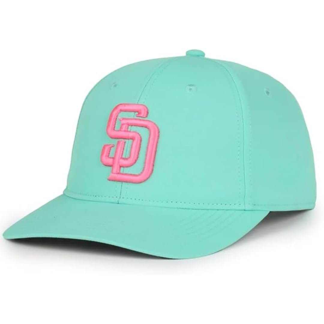 Officially Licensed San Diego Youth Boys Girls City Connect Baseball Hat Classic Edition Team Logo Adjustable MVP Cap Multicolor